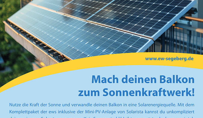 Flyer Sonnenkraftwerk